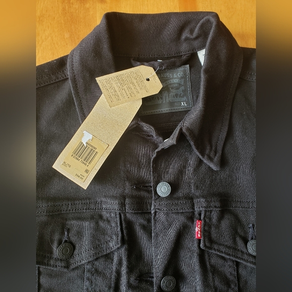 BNWT Black Levis Jean Jacket - Picture 3 of 5